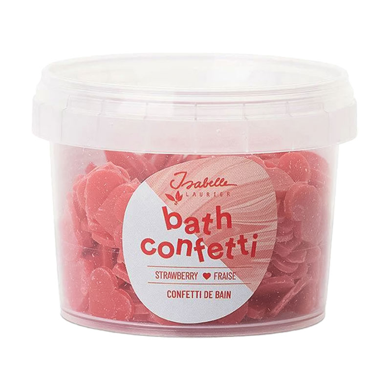 Червоне конфетті для ванни Isabelle Laurier Bath Confetti Strawberry, 35 г