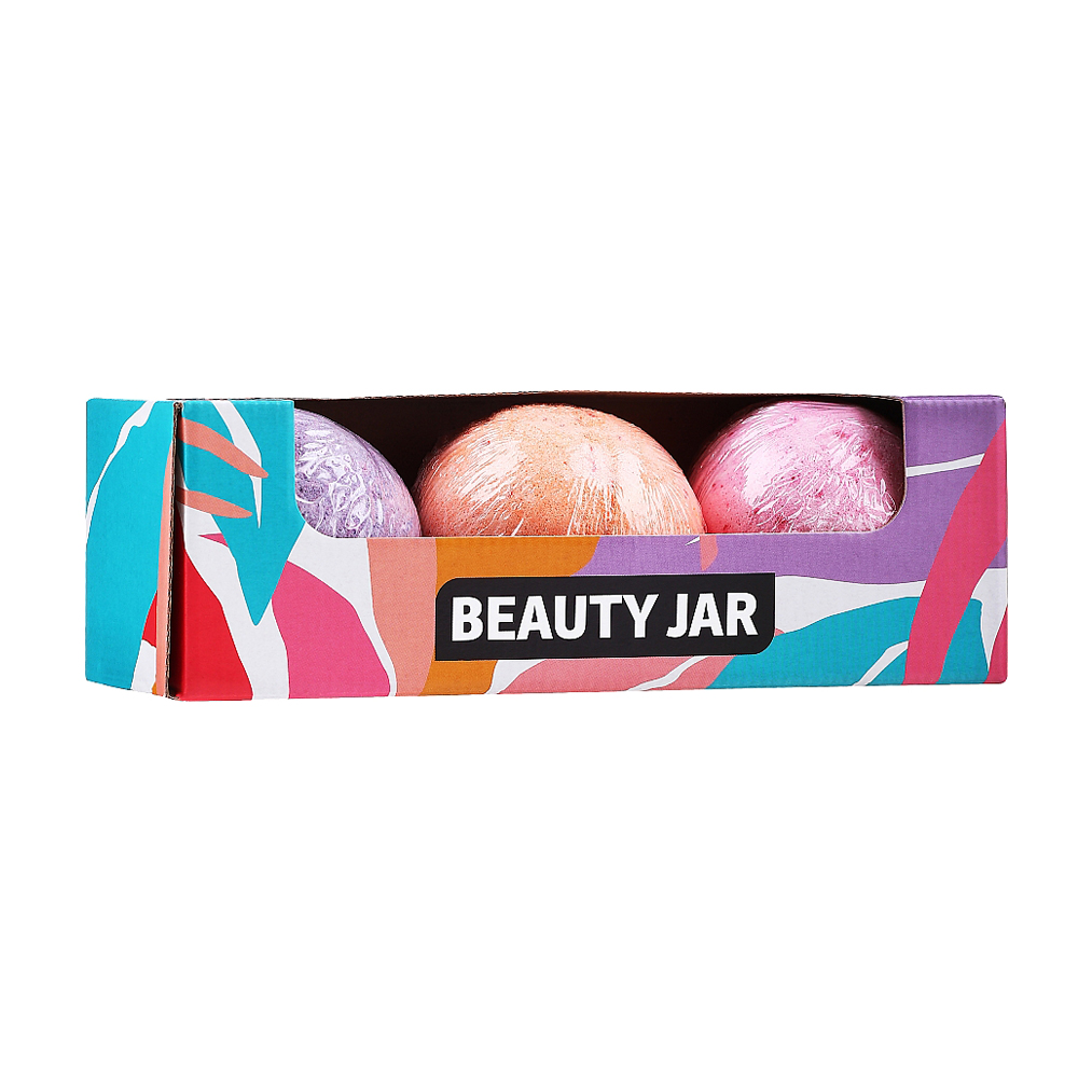 Набір бомбочок для ванни Beauty Jar, 3*115 г